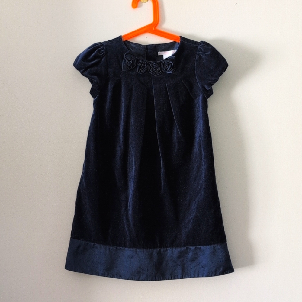 Girls Janie & Jack velvet party dress